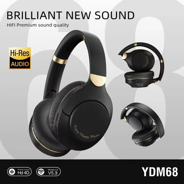 YDM68 new wireless Bluetooth headset with heavy bass gaming headset - Image 5