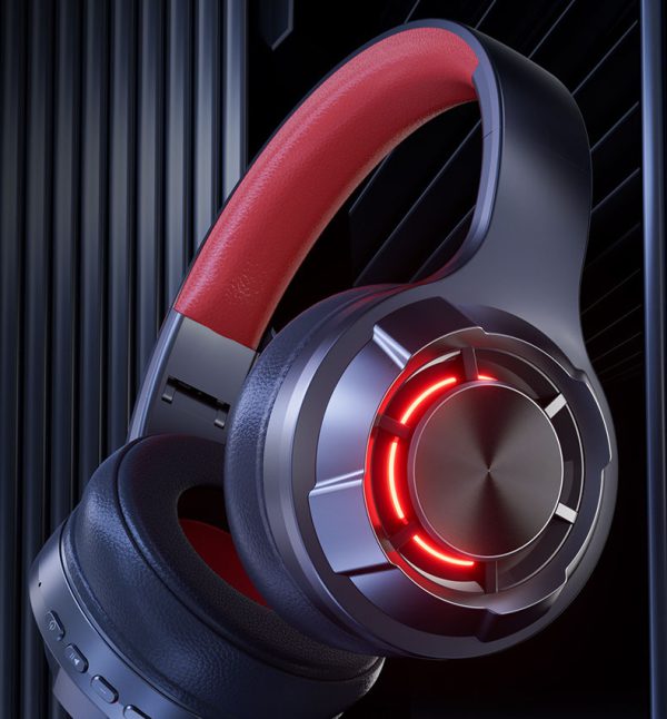 LED illuminated wireless Bluetooth headset for esports with ultra long battery life, Type-C computer headset - Image 6