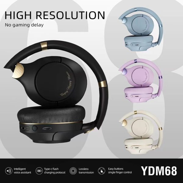 YDM68 new wireless Bluetooth headset with heavy bass gaming headset - Image 2