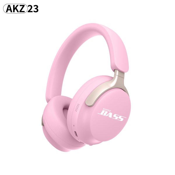 New wireless Bluetooth headset with macaron color AKZ-23 card insertion FM headset - Image 5