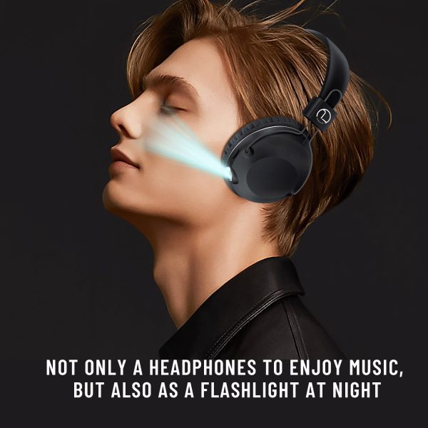 B863 Wireless Headset Bluetooth Headset Long Life Illuminated Music Headset Folding Storage - Image 2